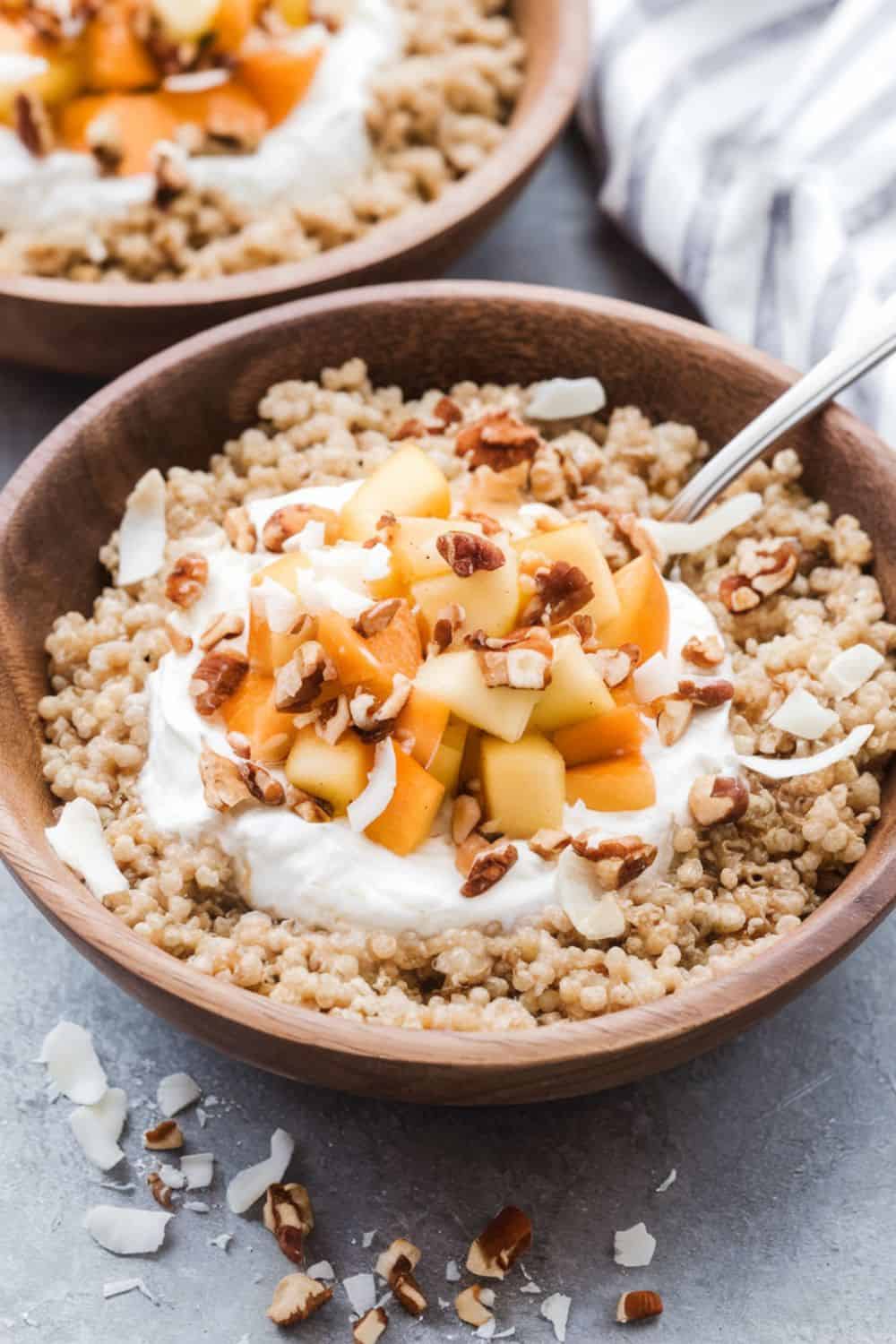 Apple Cinnamon Breakfast Quinoa