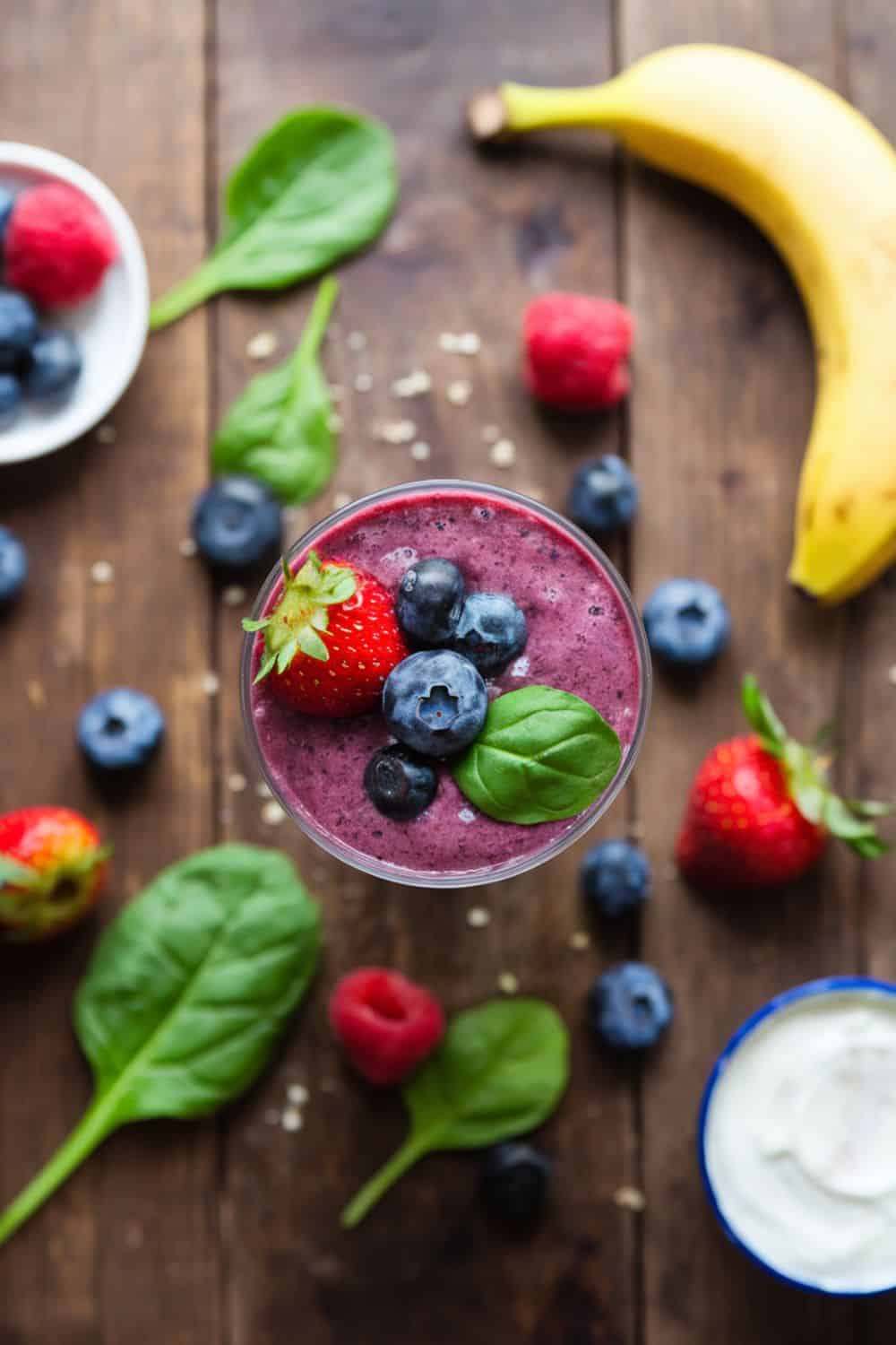 Berry and Spinach Smoothie