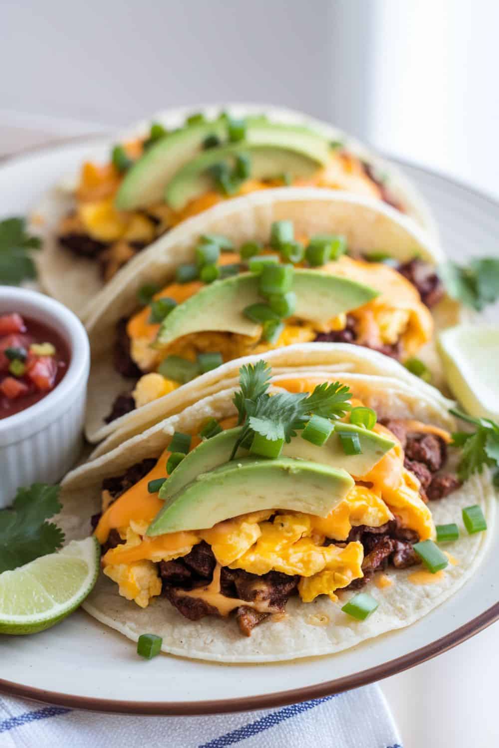 Breakfast Tacos with Scrambled Eggs 2