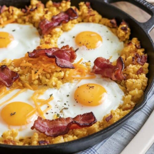 Cauliflower Breakfast Skillet