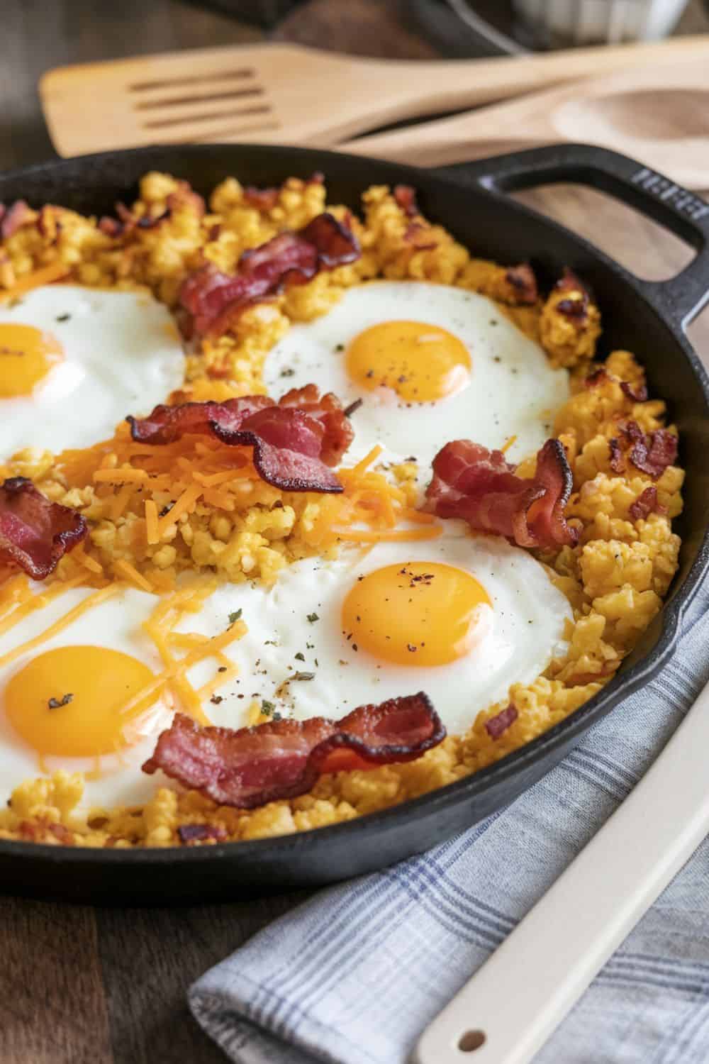 Cauliflower Breakfast Skillet