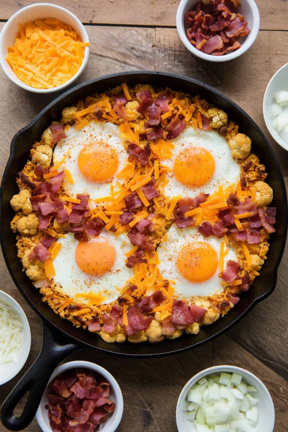 Cauliflower Breakfast Skillet