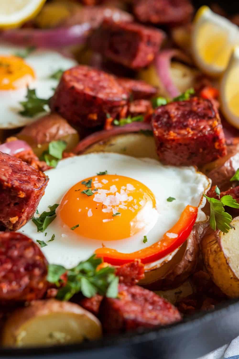 Chorizo and Potato Breakfast Hash