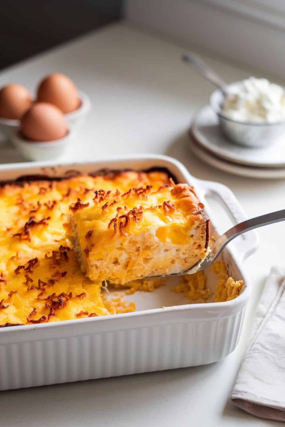 Egg and Cheese Breakfast Casserole