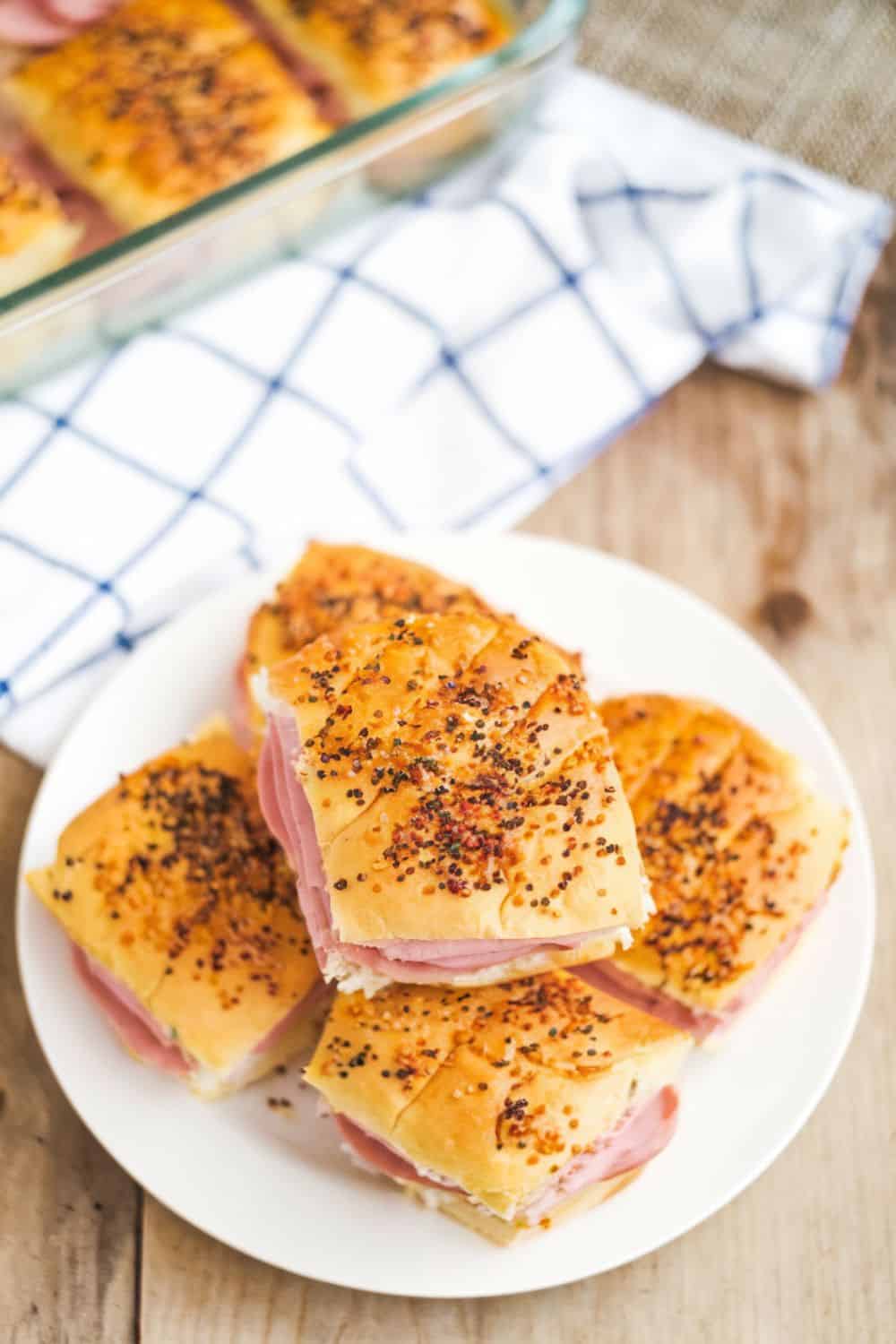 Ham and Cheese Breakfast Sliders