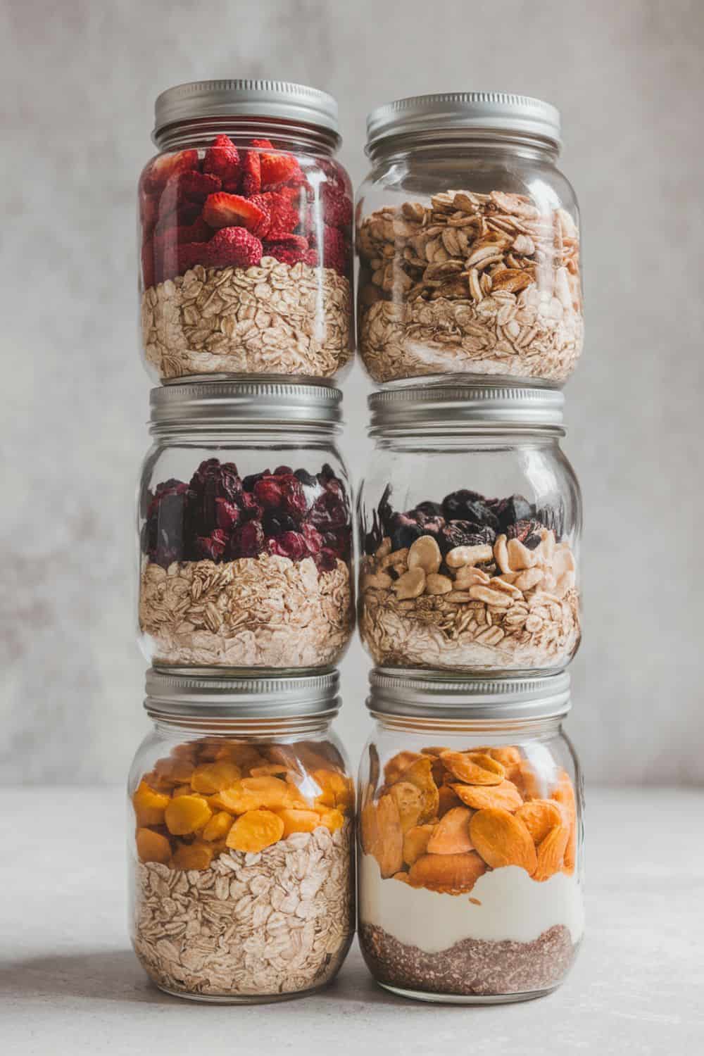 Instant Oatmeal Jars