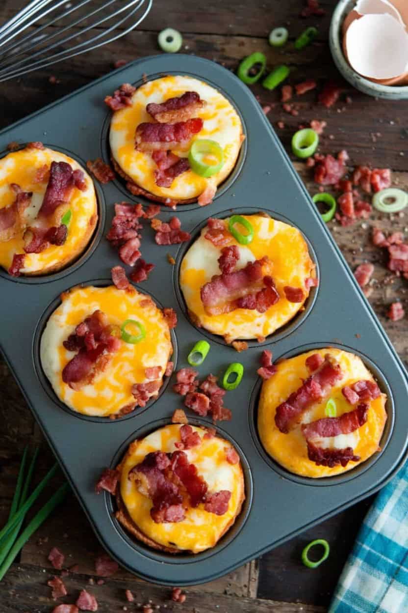 Low Carb Bacon and Egg Muffins