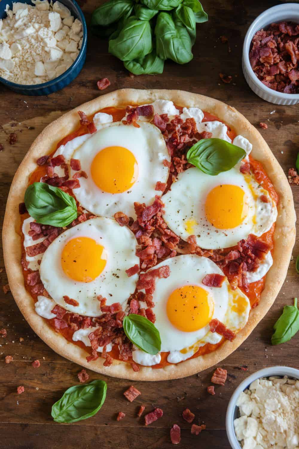 Low Carb Breakfast Pizza