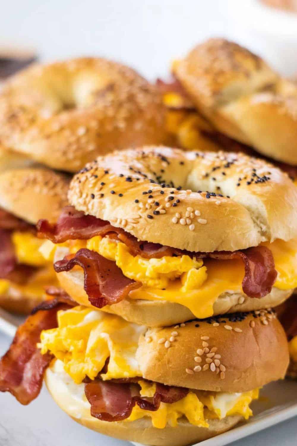 Mini-Bagel-Breakfast-Sandwiches