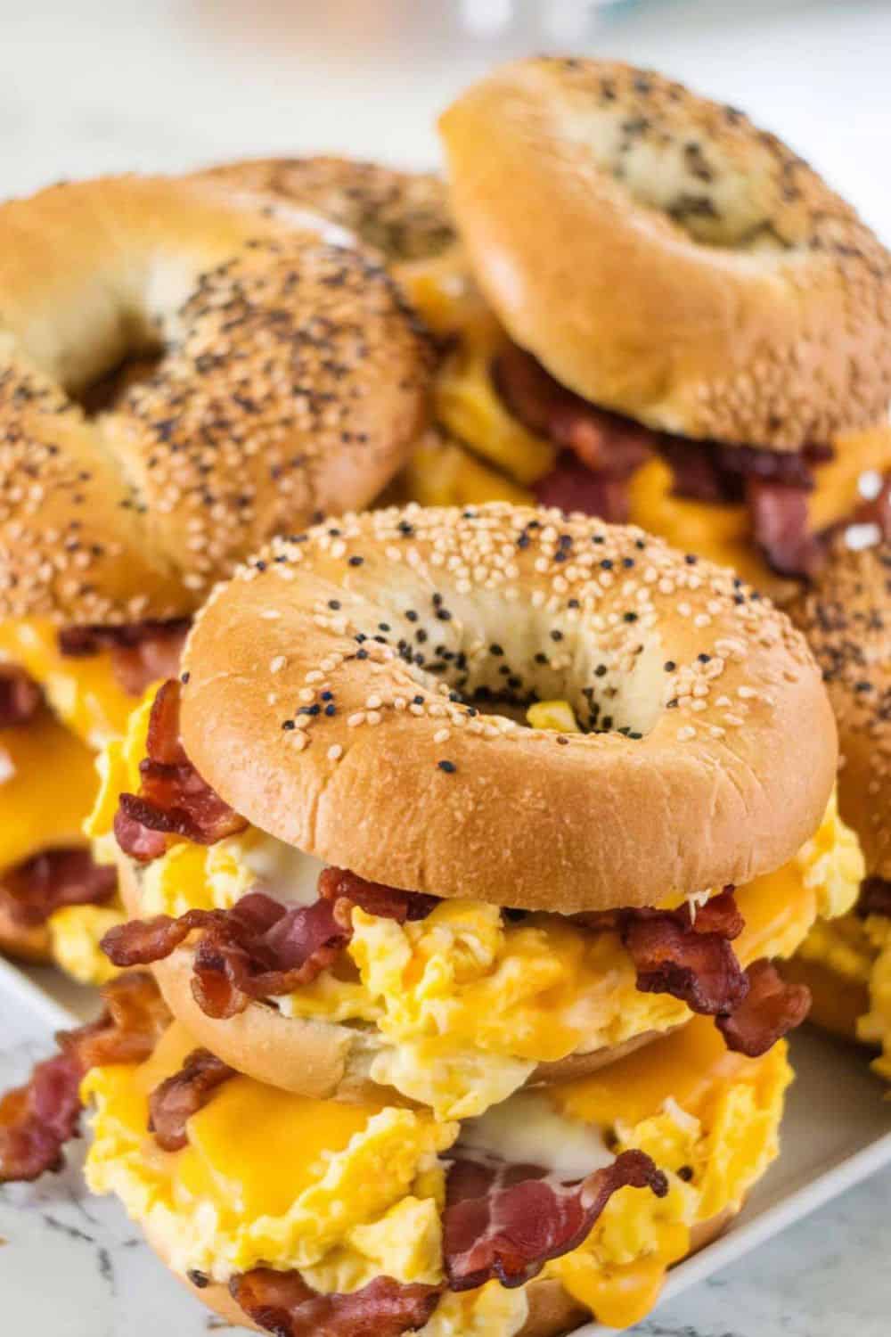 Mini-Bagel-Breakfast-Sandwiches-ready-to-eat