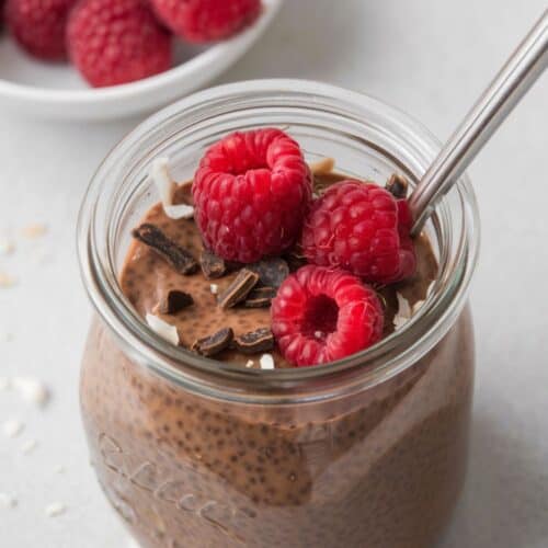 Overnight Chocolate Chia Seed Pudding