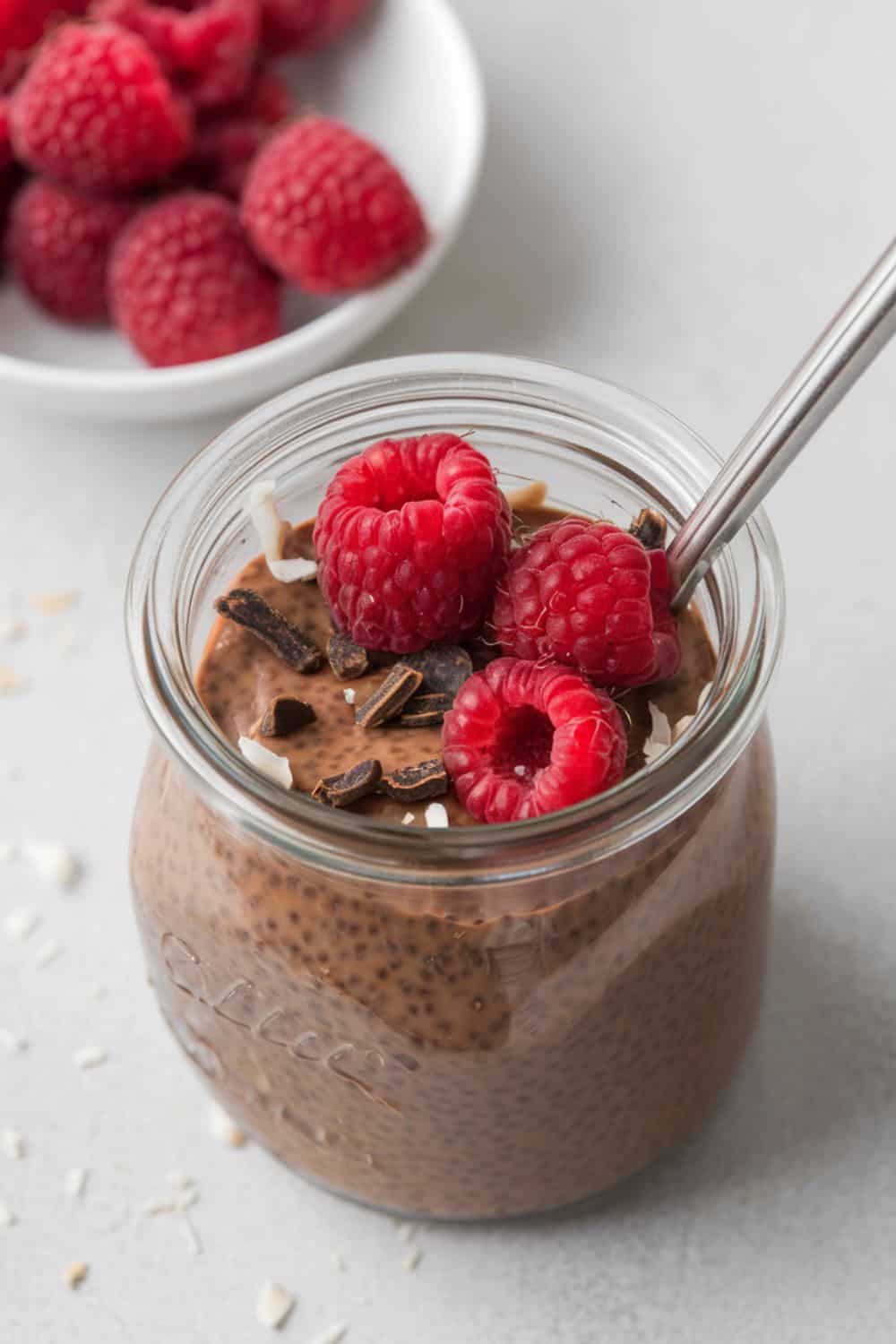 Overnight Chocolate Chia Seed Pudding