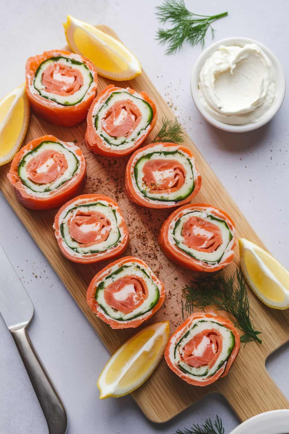 Smoked Salmon and Cream Cheese Roll-Ups 3