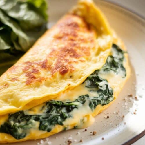 Spinach and Cheese Omelet 2