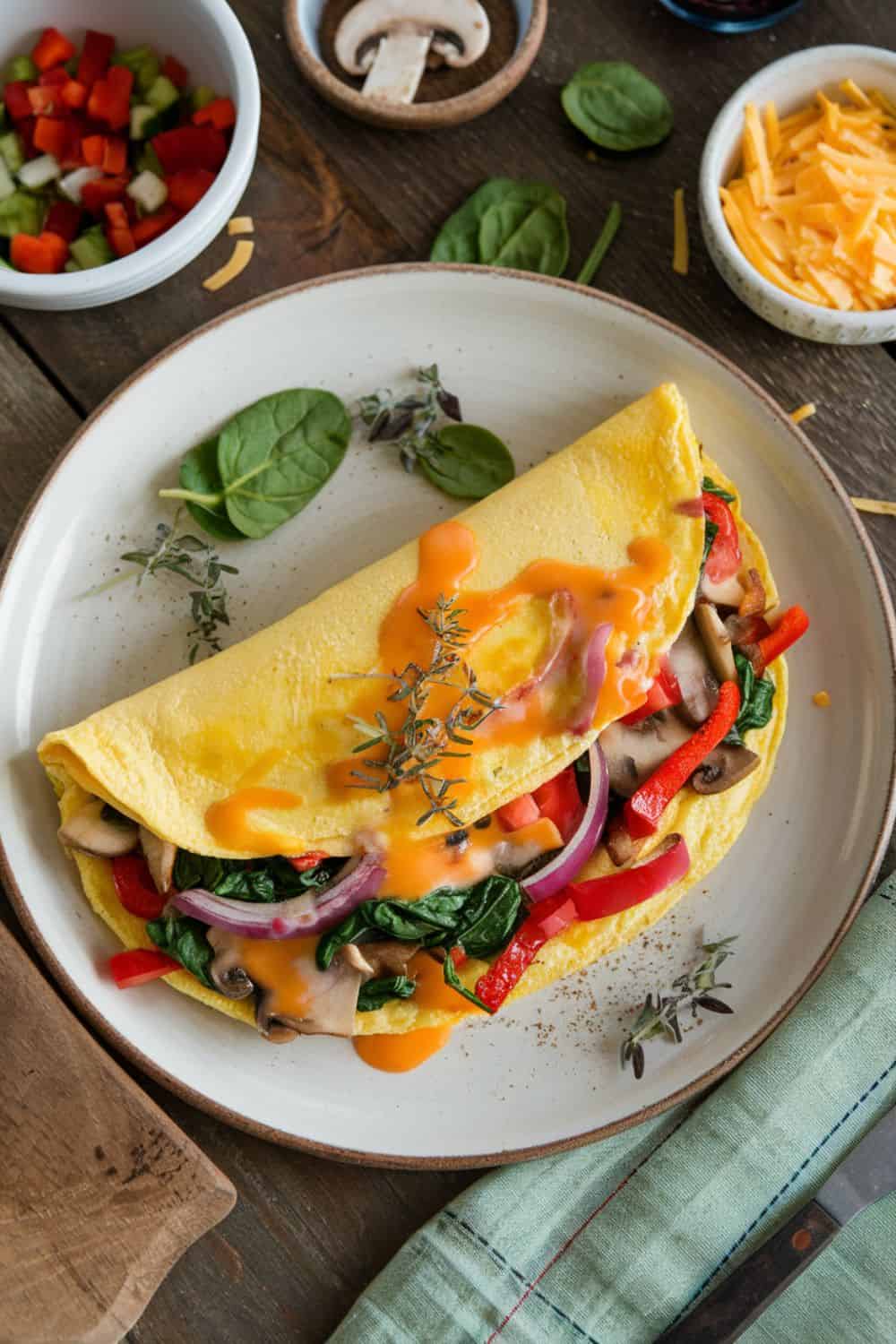 Veggie Breakfast Omelet