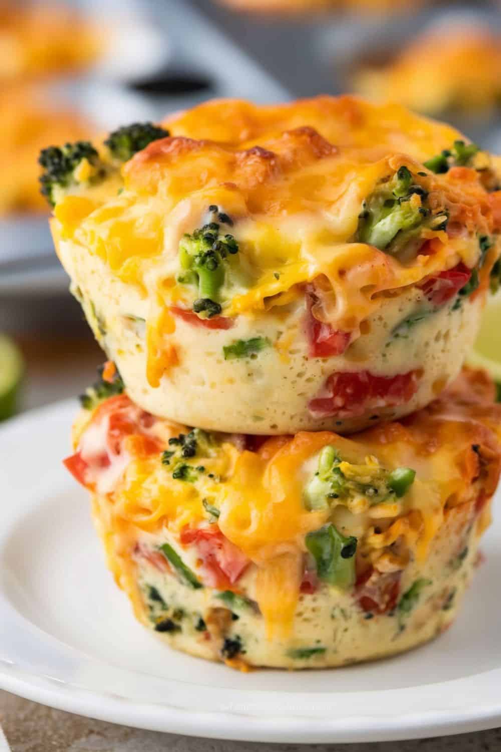 Veggie and Cheese Egg Muffins