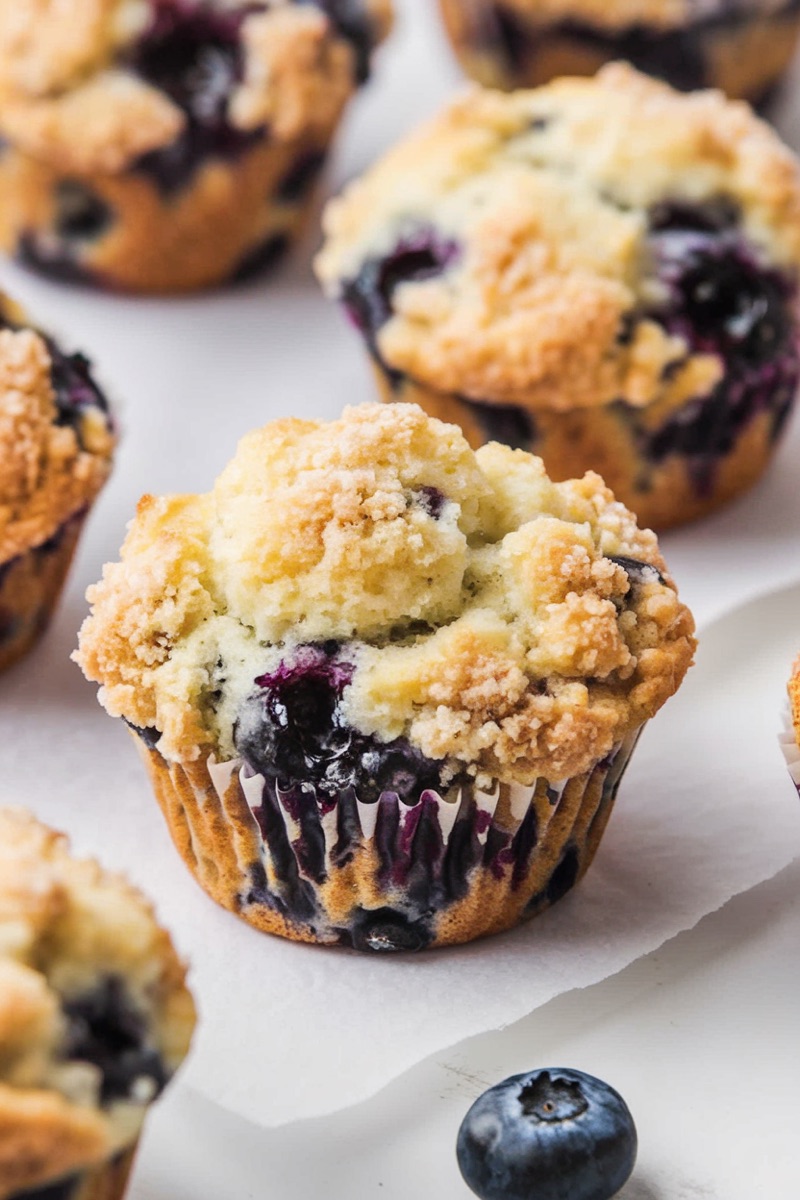 Easy Blueberry Muffins