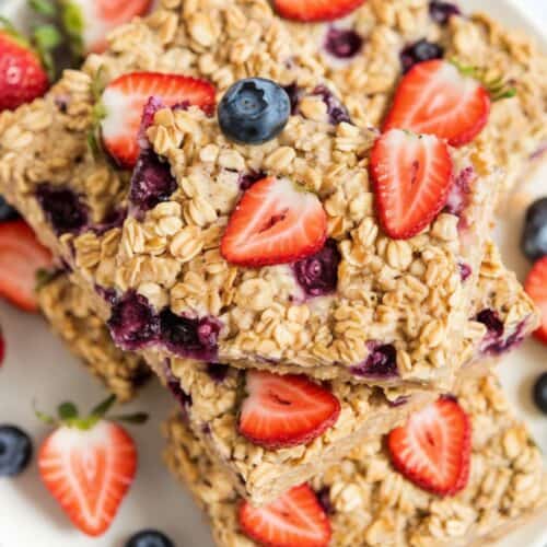 baked oatmeal squares