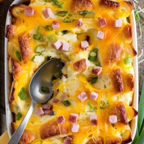 freshly-baked-Breakfast Strata