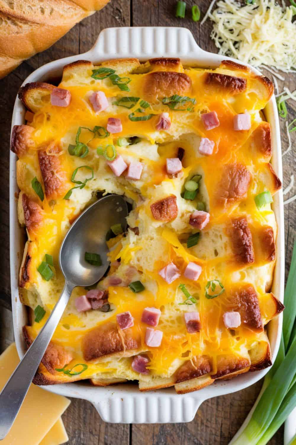 freshly-baked-Breakfast Strata