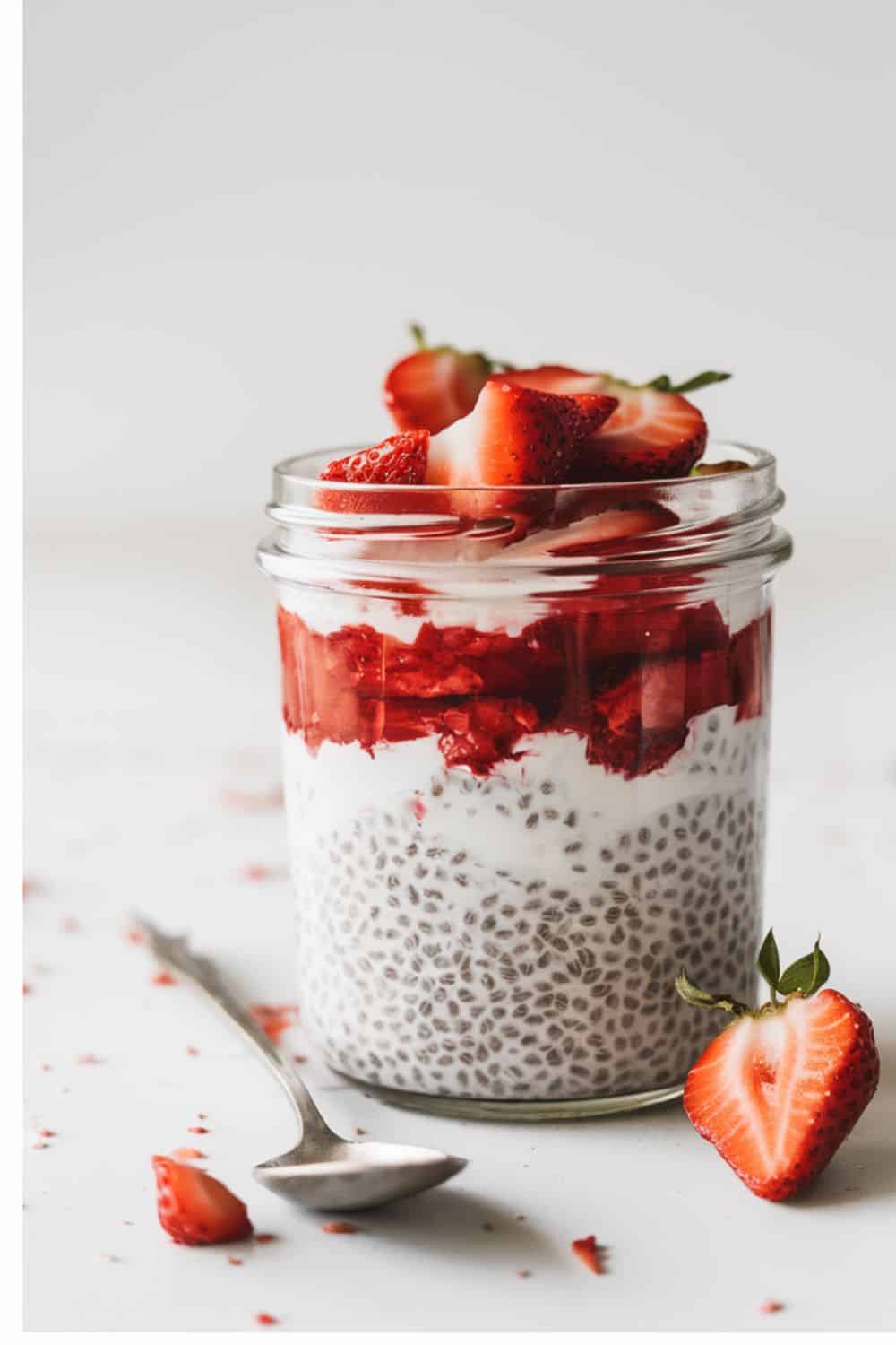 overnight oatmeal jar