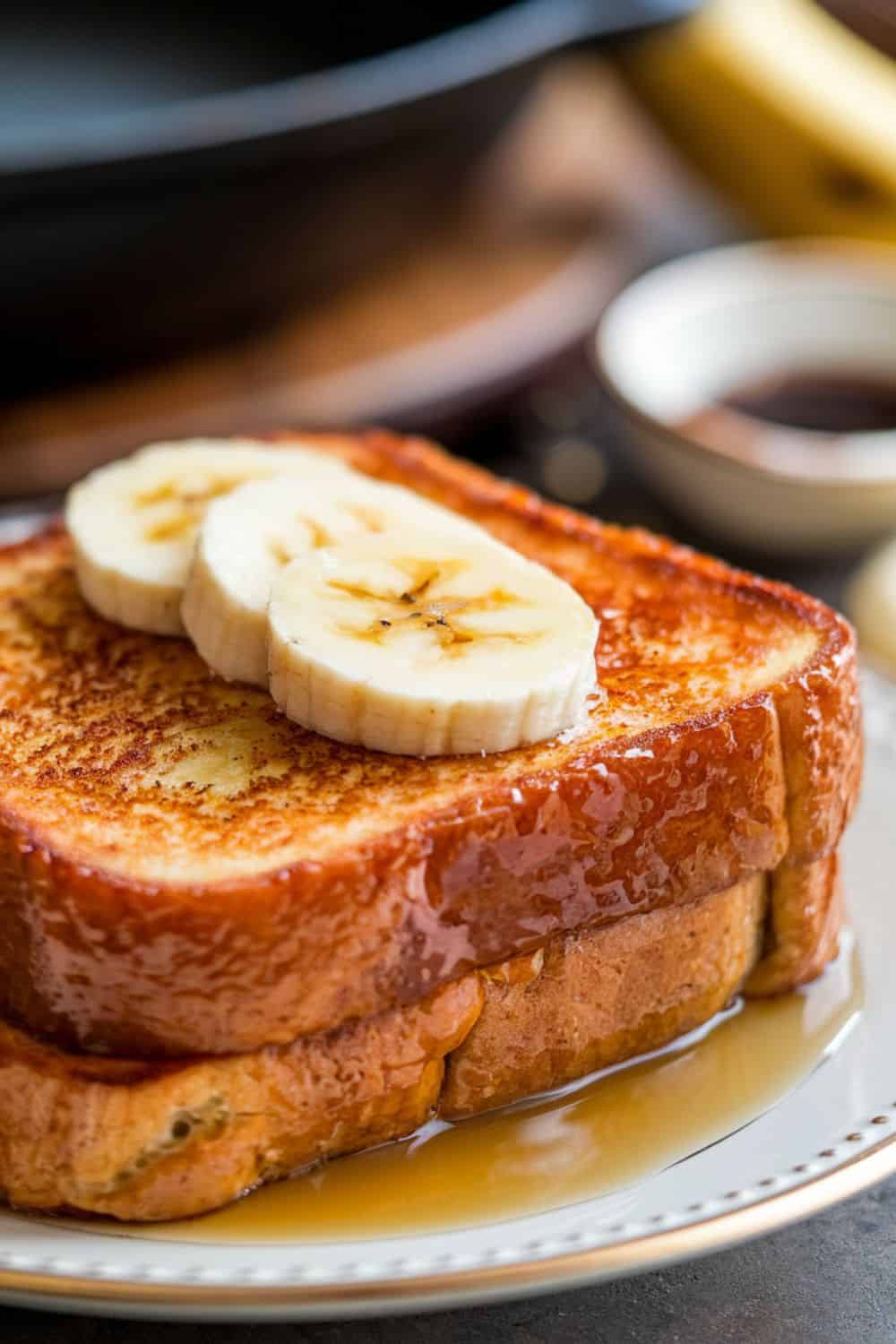 slice of Banana Bread French Toast