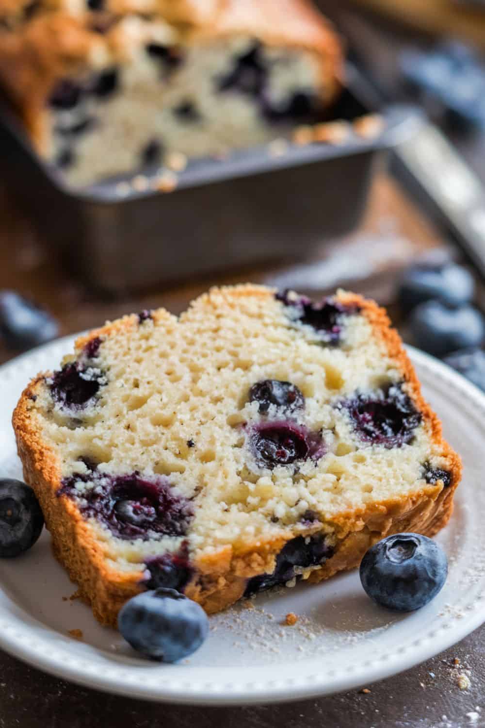 slice of Blueberry Muffin Bread