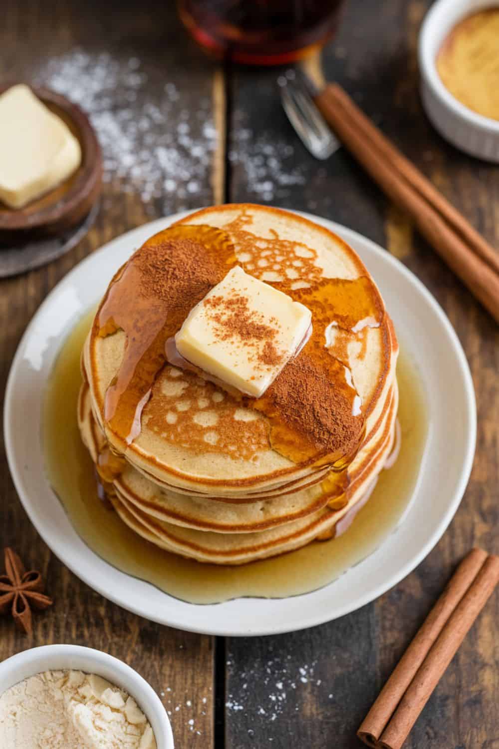 stack of Low Carb Pancakes