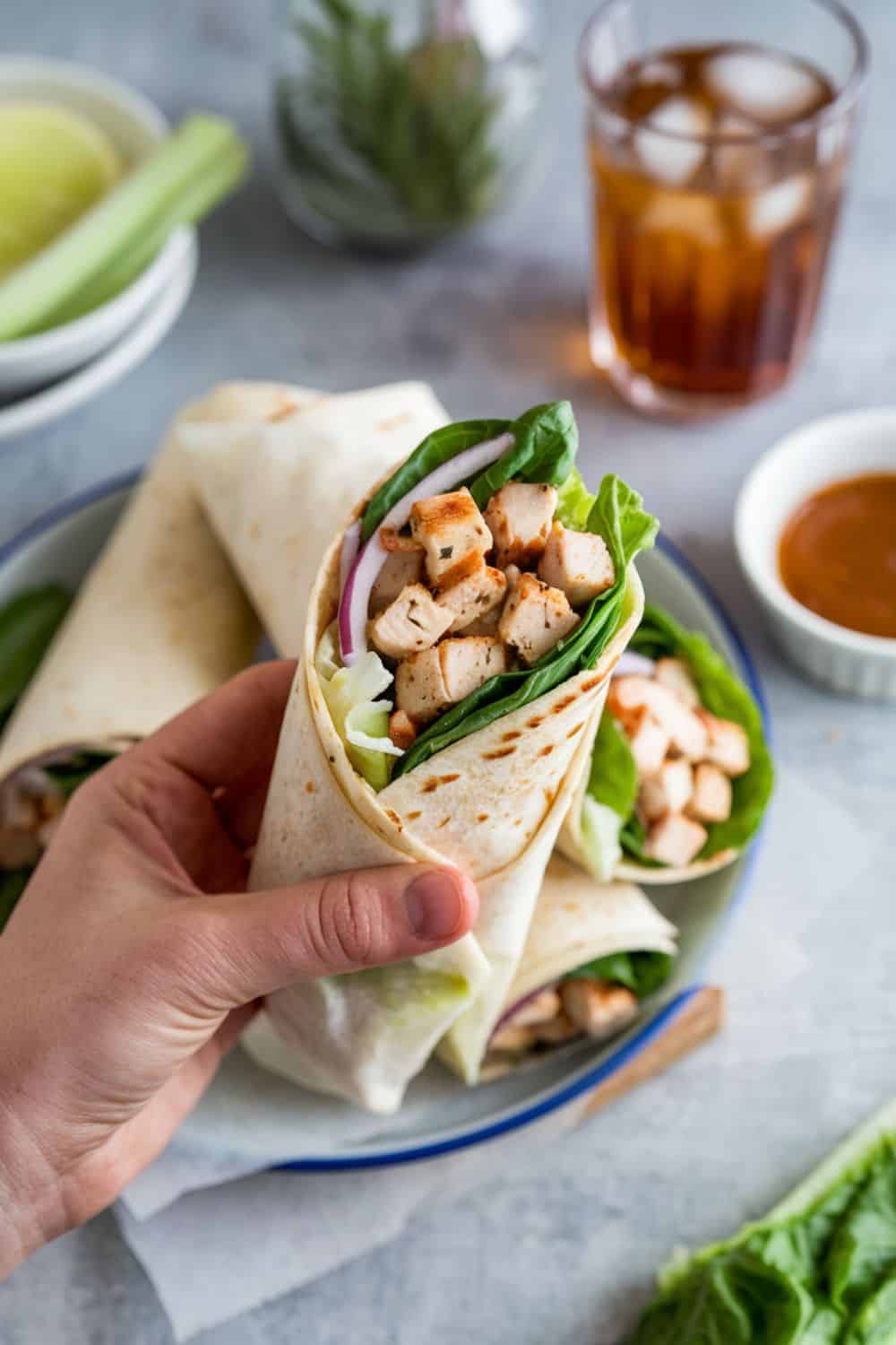 Grilled Chicken Caesar Wrap