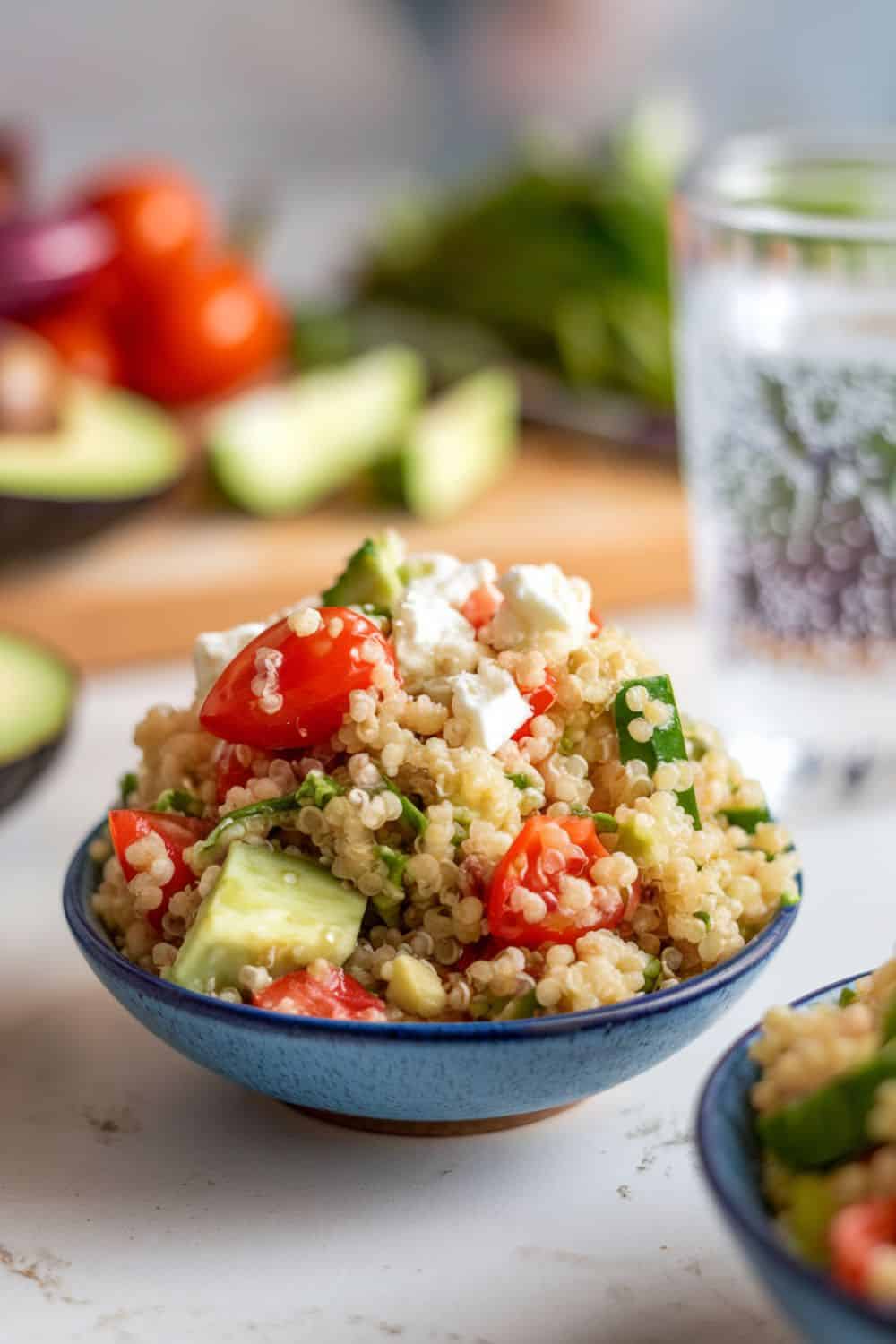 Quinoa Salad with Veggies portion