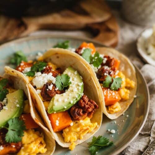 sweet potato breakfast tacos