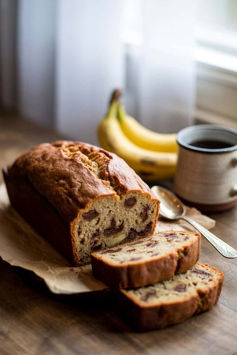 Almond Butter Banana Loaf