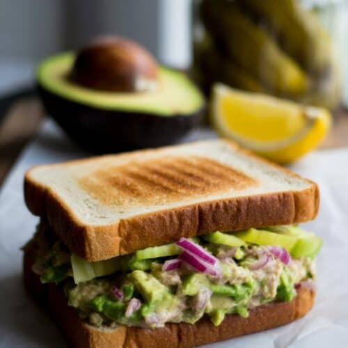 Avocado Tuna Salad Sandwich