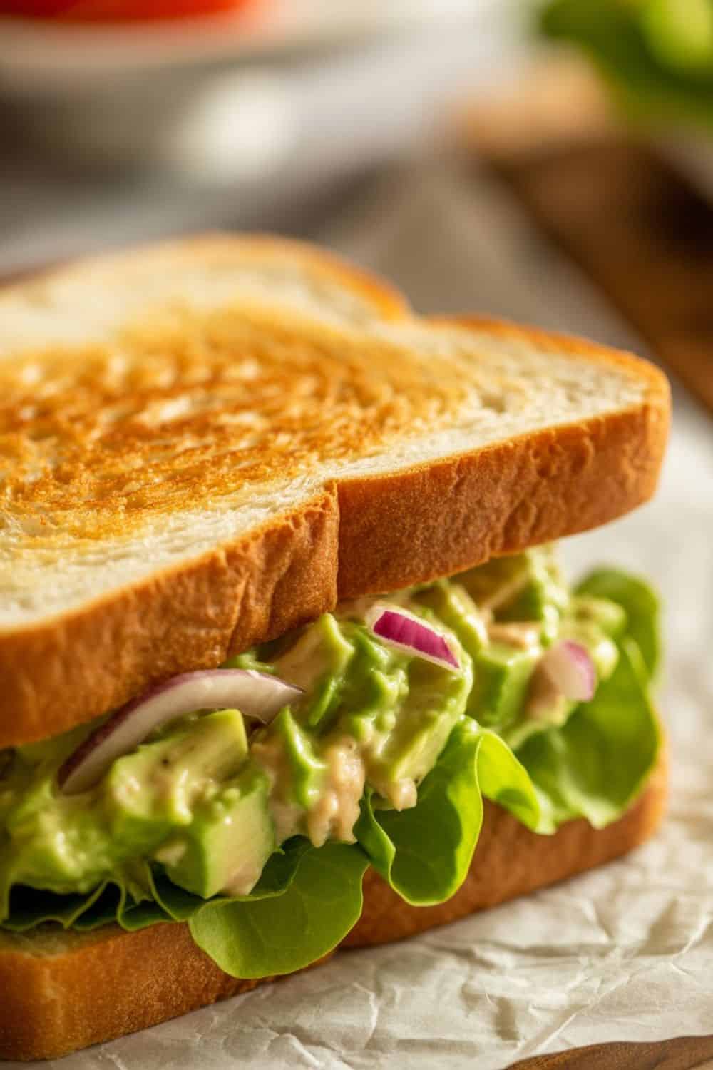 Avocado Tuna Salad Sandwich