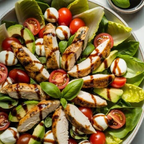 Caprese Salad with Chicken