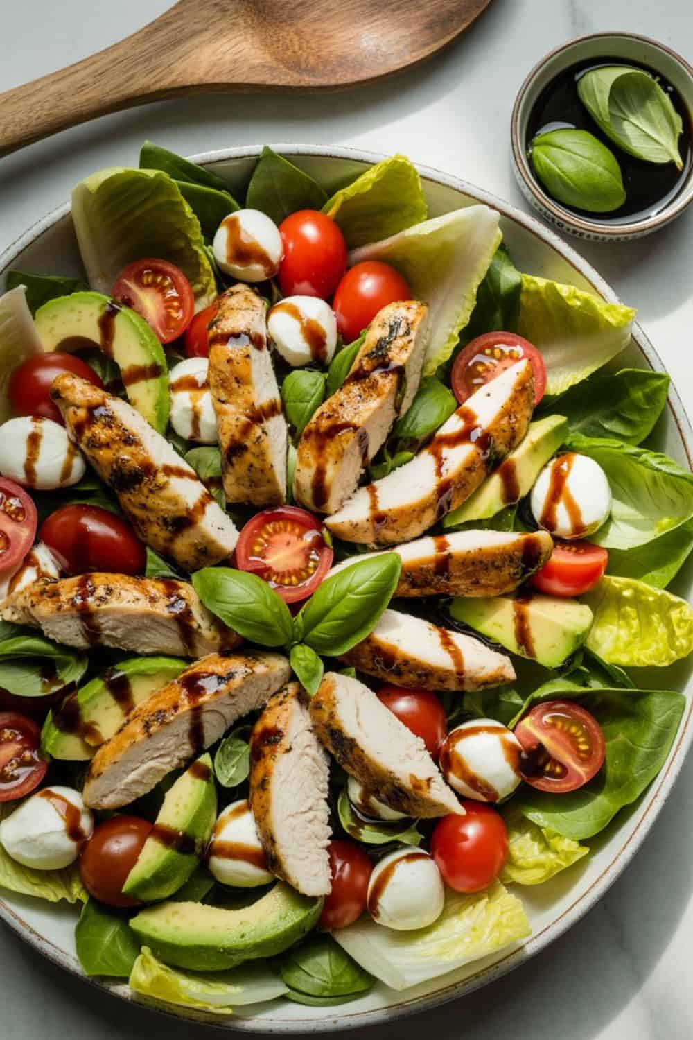 Caprese Salad with Chicken
