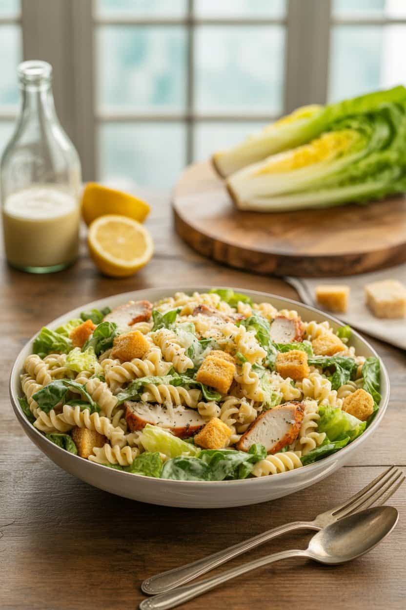 Chicken Caesar Pasta Salad