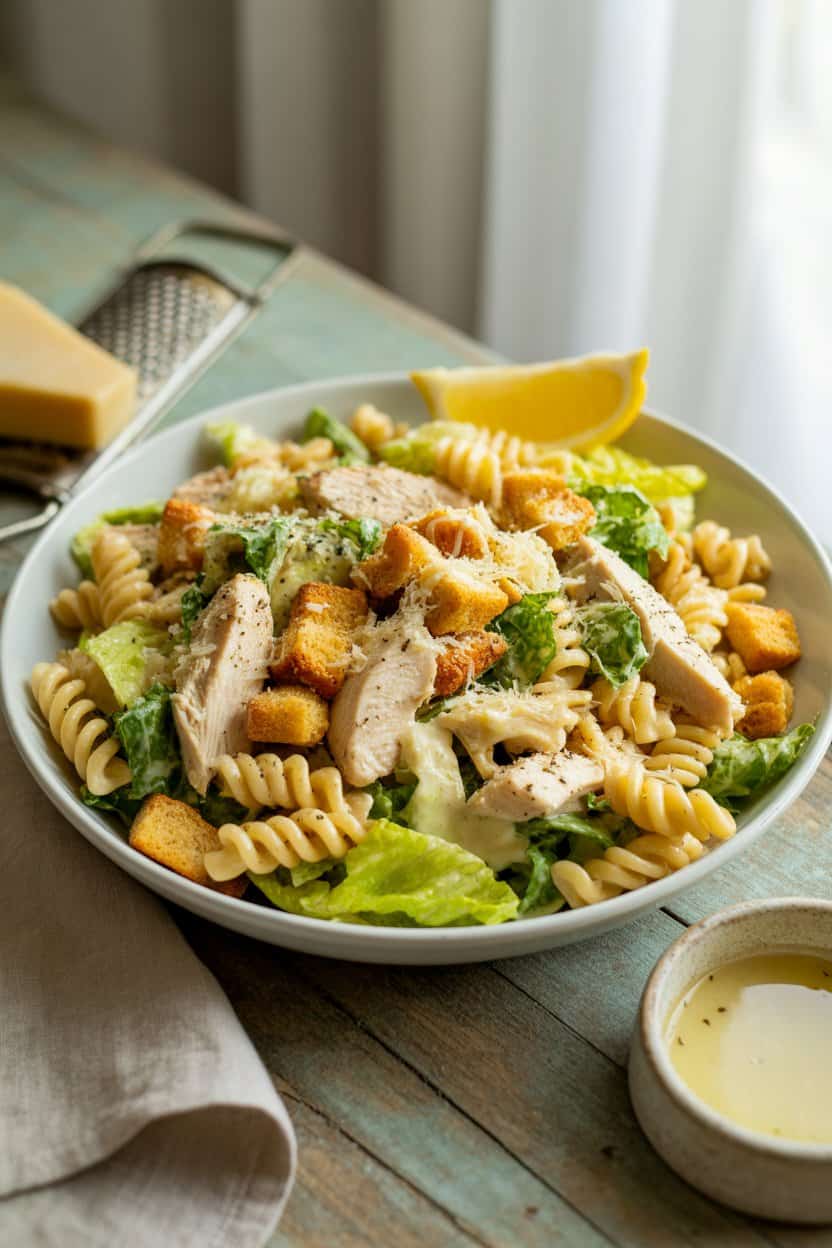Chicken Caesar Pasta Salad