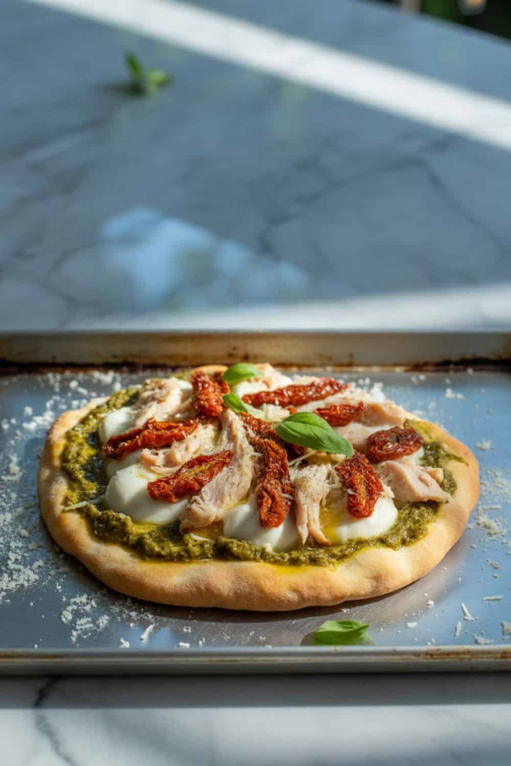 Chicken Pesto Flatbread 1