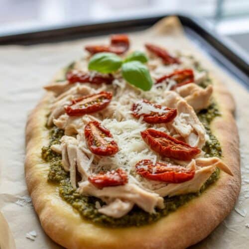 Chicken Pesto Flatbread