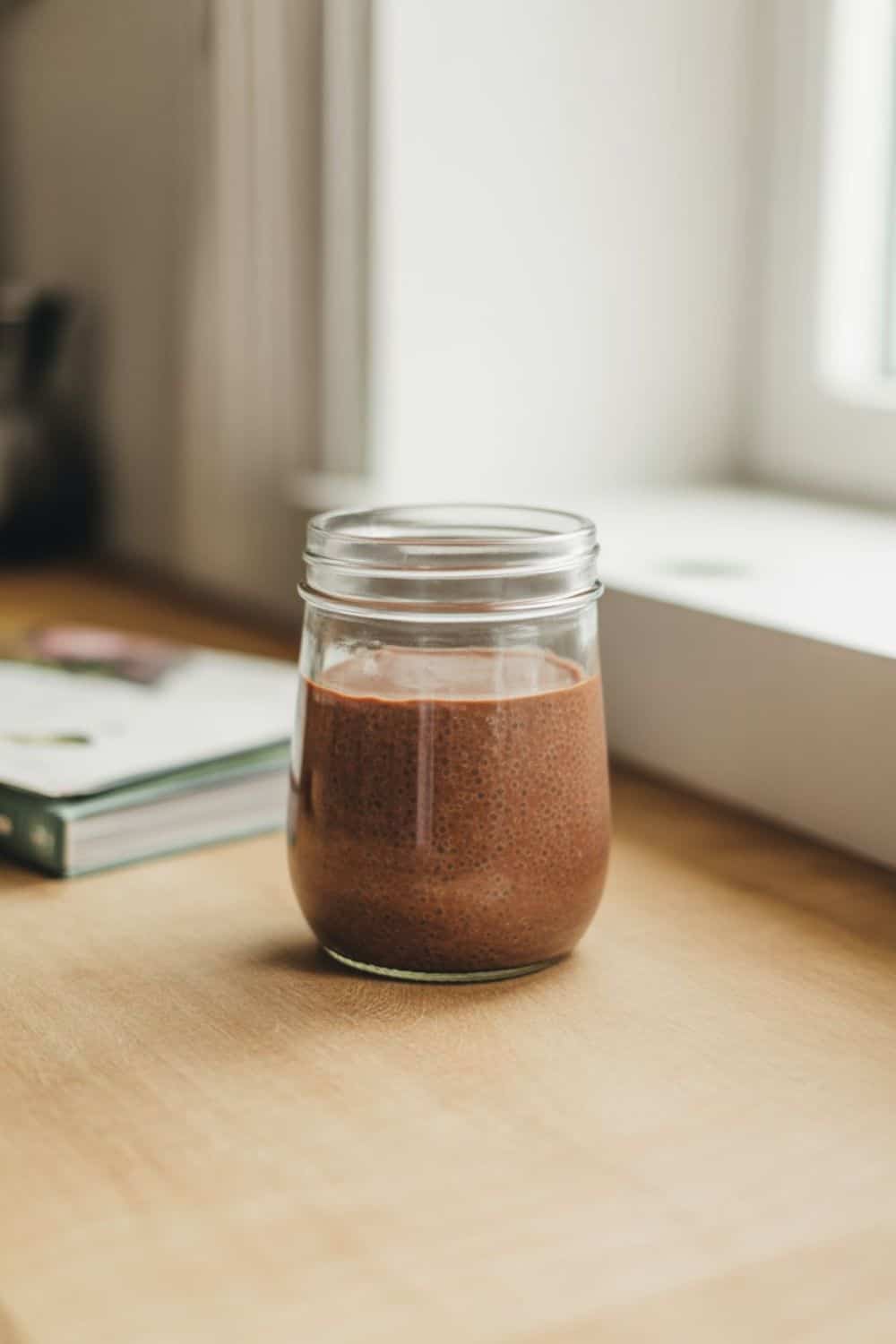 Chocolate Protein Chia Pudding