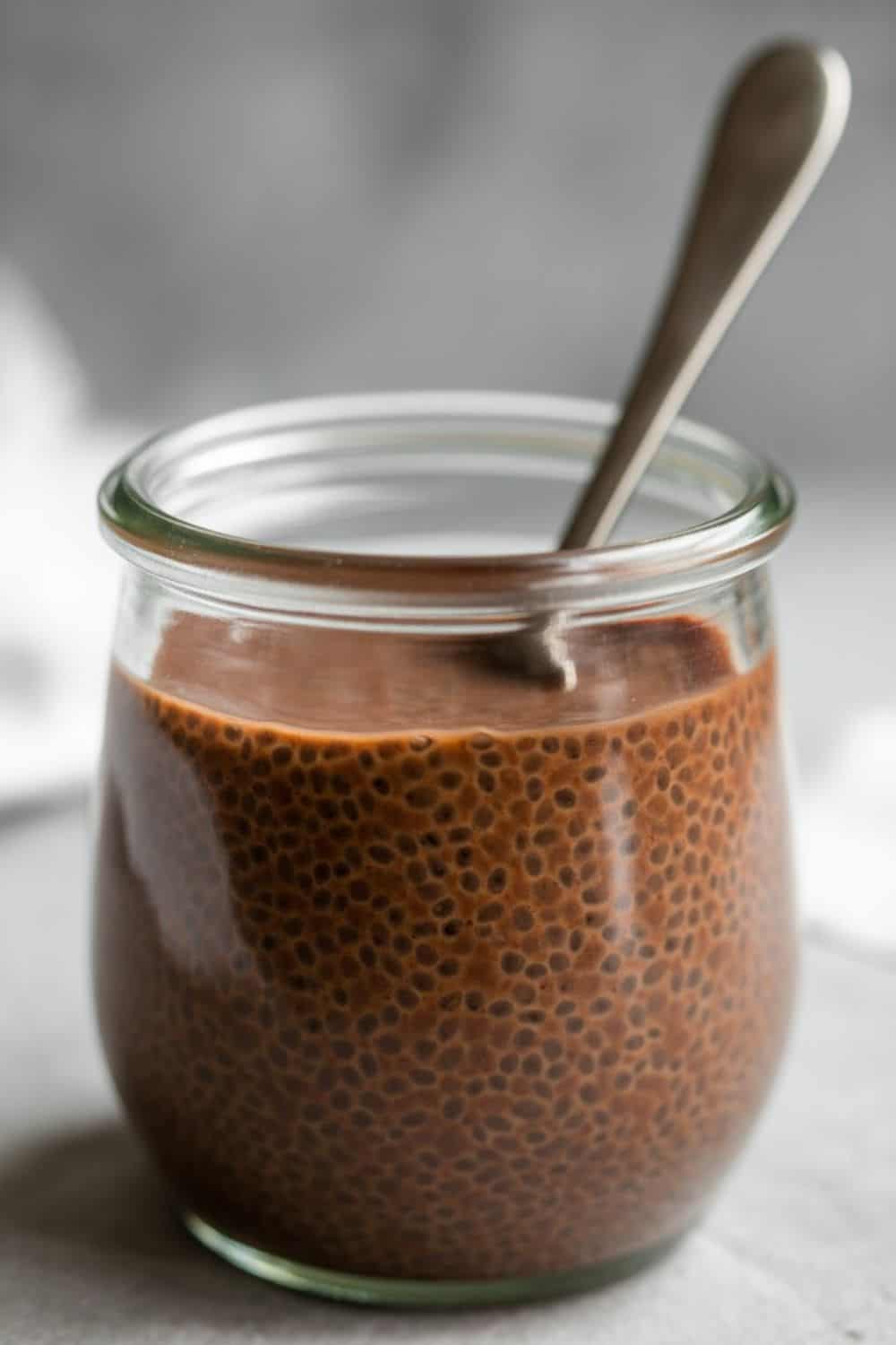 Chocolate Protein Chia Pudding