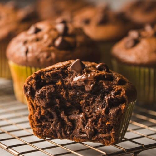 Chocolate Zucchini Muffins