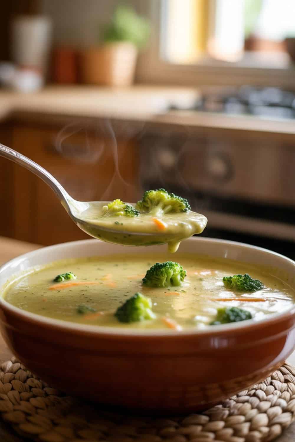 Crockpot Broccoli Cheddar Soup
