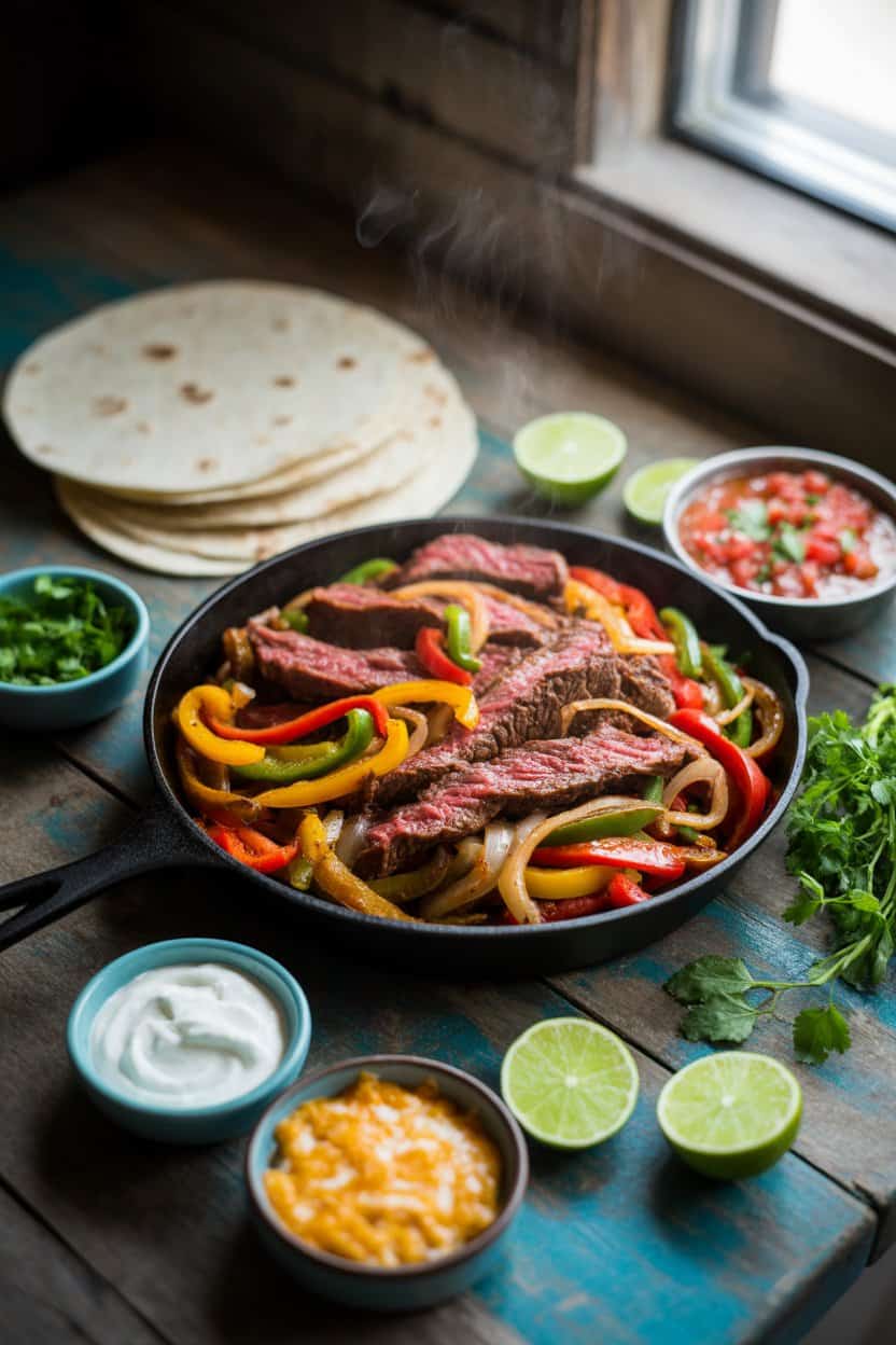 Easy Steak Fajitas