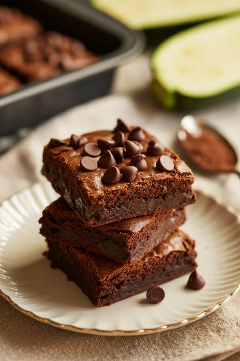 Easy Zucchini Brownies
