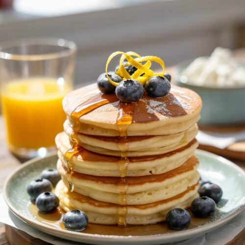 Fluffy Lemon Ricotta Pancakes