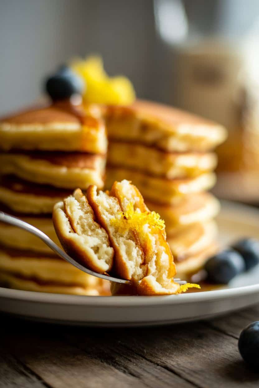 Fluffy Lemon Ricotta Pancakes