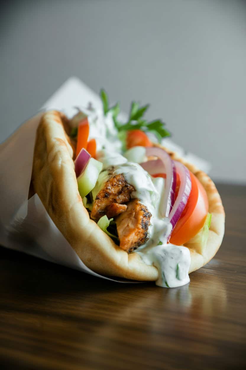 Greek Chicken Gyros