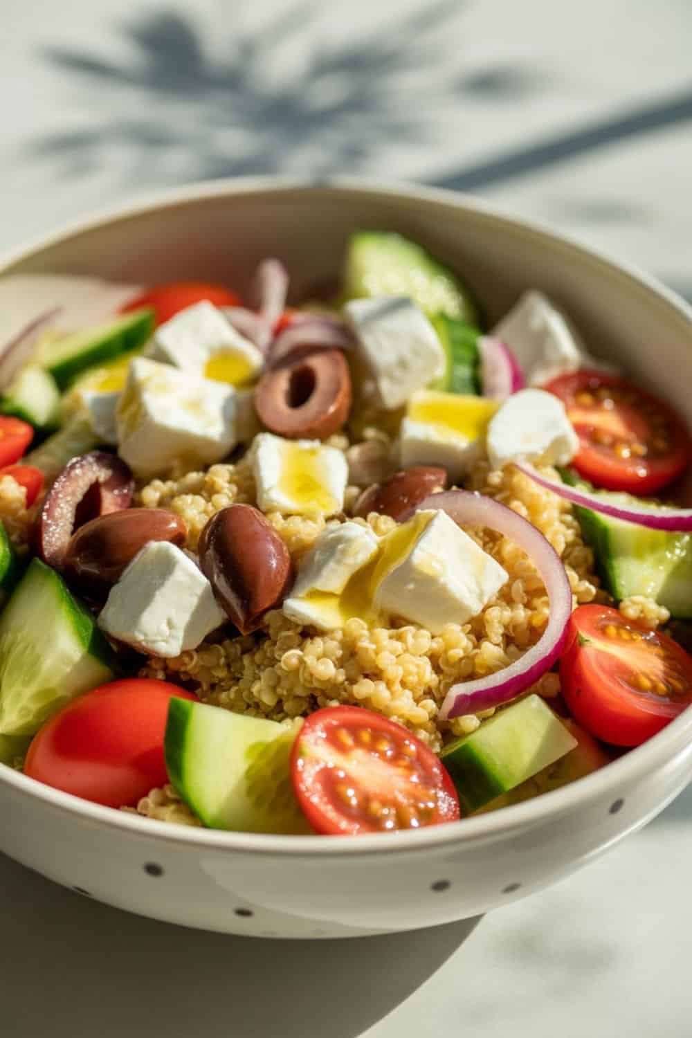 Greek Salad with Quinoa